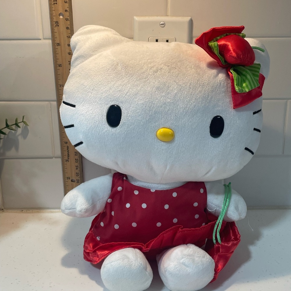Hello Kitty Apple Red Plush